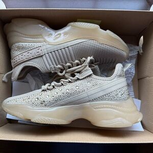 Steve Madden Women's Maxima Sneaker Blush Multi, Size 9 M